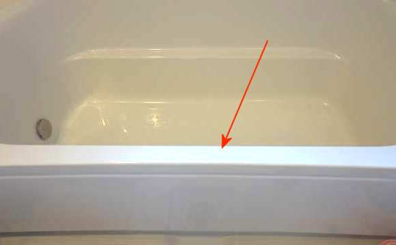 見落としがちな浴槽のフチ
